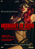 NYE MIDNIGHT IN SOHO  New Year’s Eve Cabaret & Afterparty 2026